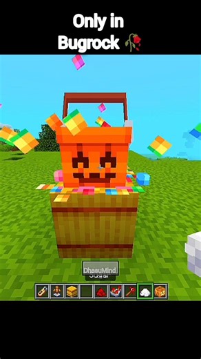 Pumpkin Candy Bag 😂🎃 Moment #shorts #minecraft