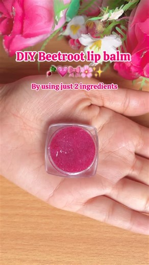 Happy_habits 𐙚⋆ | DIY Beetroot lipbalm💄🌸 #lipgloss #lipstick #beetroot #beauty #beautyhacks #beautyproducts #diyskincaretips #diy #diybeauty #remedies... | Instagram