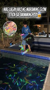 NAG LAGAY AKO NG MARAMING GLOW STICK SA SWIMMING POOL(GRABE ANG GANDA!!?) | Alexis Vines