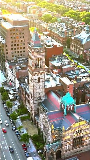 Boston downtown -USA🇺🇸 - 8K Video ULTRA HD HDR 60FPS by drone