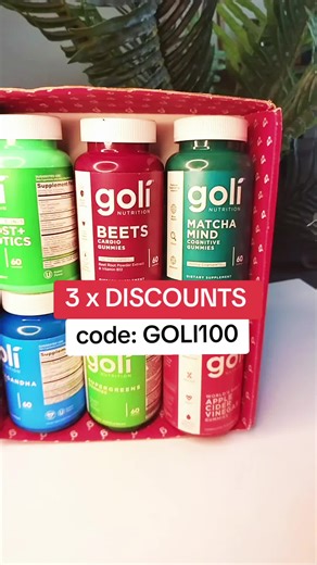 Goli complete wellness bundle (six pack) -worlds first 3-in-1 pre & post probiotic, apple cider vinegar and vitamin B12, Ashwaghanda KSM66 and Vitamin D, Matcha Mind, Beets cardio, super greens gummies vegan plant-based, non-gmo gluten-free and gelatin free #goli, #wellnessbundle #goli6pack #gummies #supplements Disclaimer: Final price / shipping / coupons / discounts may differ based on your TikTok account, available coupons, and current promotions. Always refer to product listing for up-to-dat