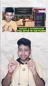 Tab Plugin Tutorial | Best Tablist Plugin | Best Scoreboard Plugin #minecraftshorts #shorts