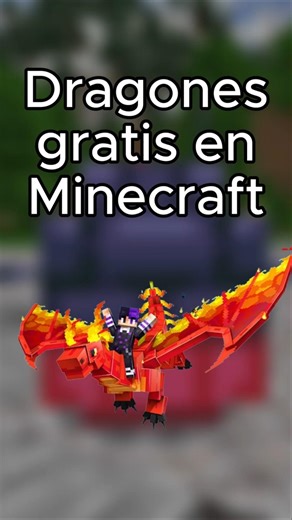Free dragons in Minecraft 🐉🐦‍🔥 #minecraft #mojang #minecraftaddon #minecraftcuriosities
