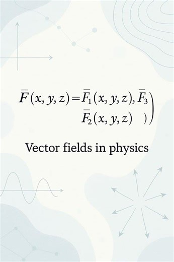 Vector Fields In Physics Explained! 🔬 #Shorts