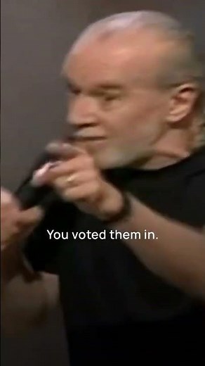 George Carlin On Voting! #comedy #jokes #standupcomedy #georgecarlin #funny #politics #voting