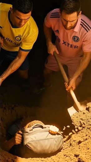“CR7 & Messi Hunting a Treasure…💰 Ending Is INSANE!” 😲😂 #shorts