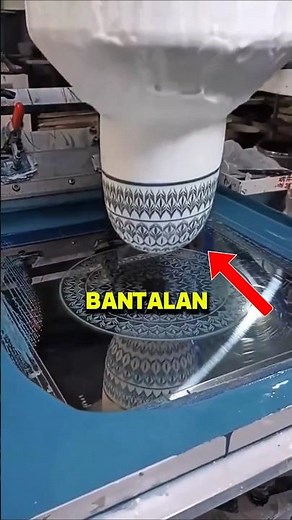 Mesin Pencetak Gambar pada Keramik #shorts