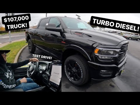 TEST DRIVING A 2021 RAM 2500 CUMMINS LARAMIE NIGHT EDITION!!