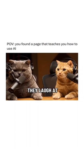 Artificial Intelligence | Robotics | Technology on Instagram: "AI reimagines a hilarious podcast hosted entirely by cats, complete with feline gossip, nap debates, and discussions about their humans’ strange behaviors. The cats share “serious” opinions on laser pointers, canned food politics, and the mystery of the red dot. The result is a purrfectly absurd blend of comedy, cuteness, and surreal AI creativity. via: meow_mic/TT"