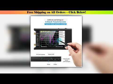 Spectrum Anslyzer NanoVNA-H4 2.8/4" Vector Network Antenna Analyzer 10KHz-1.5GHz MF
