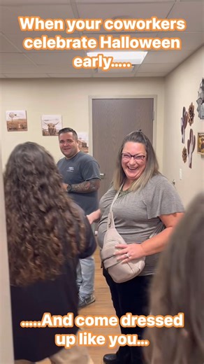 Our staff had some early Halloween fun to poke fun at our HR Director, Cody. #WeAreInfinityHealth | Infinity Health - Iowa and Missouri