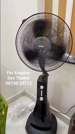 Usha Niebla Neo 400mm Premium Pedestal Fan, Remote Control, Timer, Silent operation, 90w.