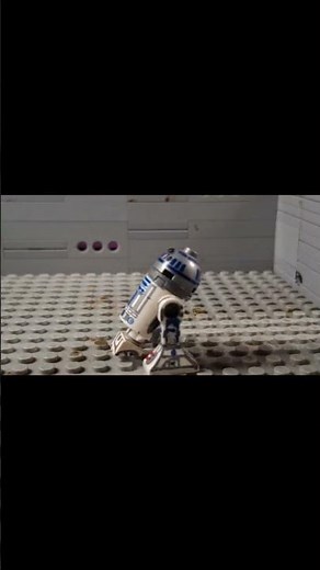 Lego star wars R2-D2 scream stop motion #starwars #disney #lucasfilm #lego #anakinskywalker