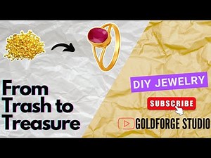 22K Gold Ring Making with Ruby Gemstone | How Gold Rings Are Made by Hand