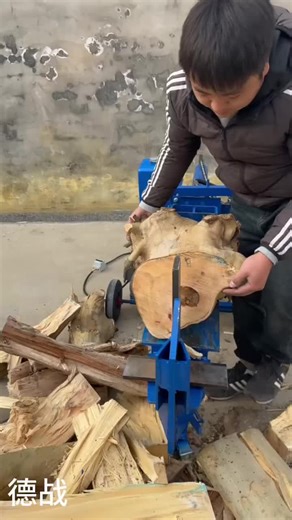 Efficient Electric Log Splitter for Home Use
