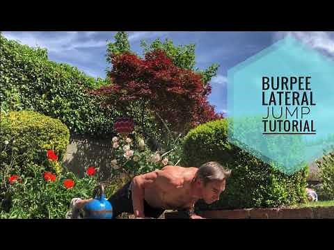 Burpee lateral jump tutorial