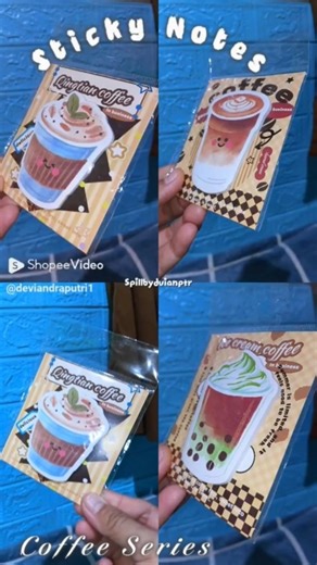 Sticky Notes Coffee Series#masukberanda #mainananak #fyp #creatorsearchinsights #affiliatemarketing