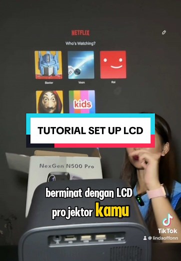 Tutorial Set Up LCD Projector NexGen N500