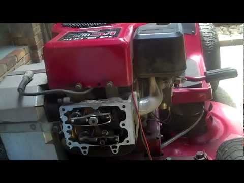 Adjusted Valves on 14.5 hp Briggs & Stratton- Starts Better