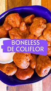 ¡A todos les encantarán estos boneless de coliflor! 😋 🌾 Con harina de trigo Los Gallos GEMSO #boneless #recetasfaciles #ChefJuanAngel #diosguardeunataranta #coliflor | Chef Juan Angel
