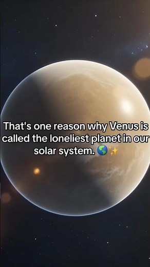 Venus Has NO Moons or Rings 😳 | Crazy Space Fact #spacefacts #venus