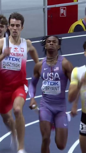 Absolute chaos in the 4x400m mixed relay final at the World Indoor Athletics Championships!