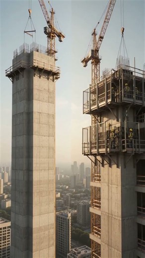 Slipform vs Climbing Formwork: How Skyscraper Cores Are Really Built #formwork