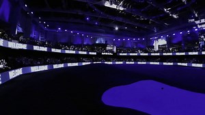 First tee shot in TGL history. | TGL