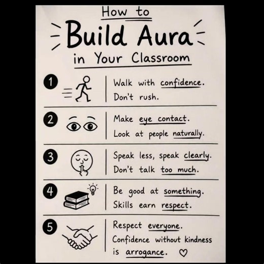 How to Build Aura in Your Classroom 🧠 | 5 Psychology Tips
