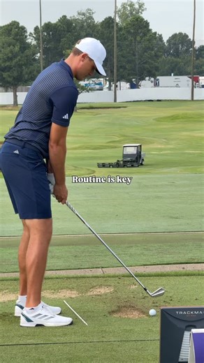 2026 golf resolution: Steal Ludvig Åberg’s pre-shot routine. 👀🔥 | Trackman