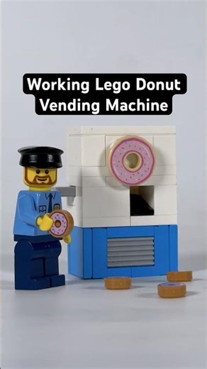 How to Build a Working LEGO Donut Vending Machine