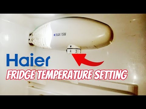 Haier Fridge Cooling Setting | Fridge Temperature Setting