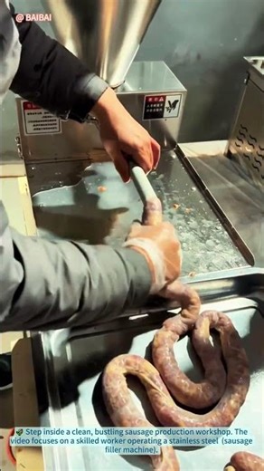 How Sausages Are Made in a Factory! | Amazing Food Production Process