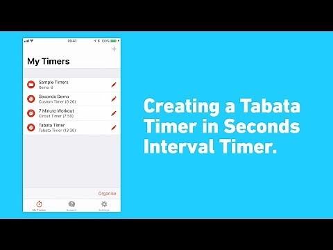 Creating a Tabata Timer in Seconds Interval Timer