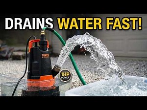 Submersible Utility Water Pump, PROSTORMER 1HP