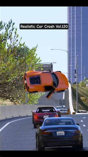 Insane High-Speed Crash Vol.120 😱💥 | GTA 5 Shorts