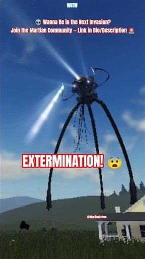 THE WAR OF THE WORLDS TRIPODS ARE ALL AROUND ME! 😨 (WOTW GAME!) #WarOfTheWorlds #Tripods #wotw #game