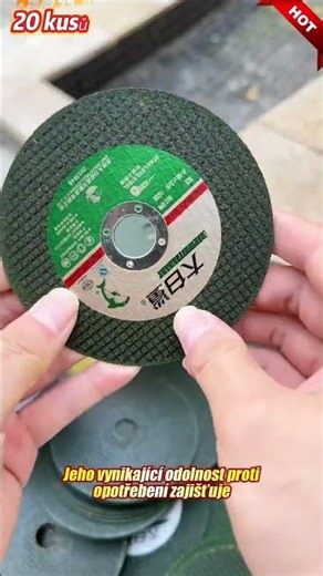 🔥【10–20 kusů】🦈Řezací nůž, nerezová ocel, brusný ultratenký pilový kotouč pro úhlovou brusku.