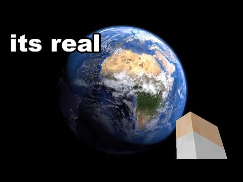 I Beat Minecraft on Earth 1:1000 Scale