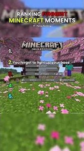 Ranking Top Minecraft Moments That Are Too Funny 🤣 #minecraft #shorts