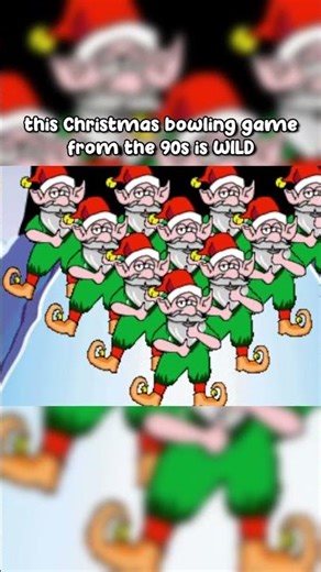 This is my favorite Christmas game EVER #Elfbowling #nstorm #Gaming #gaminghumor