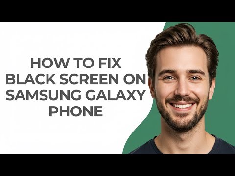 How To Fix Black Screen On Samsung Galaxy Phone - GUIDE!