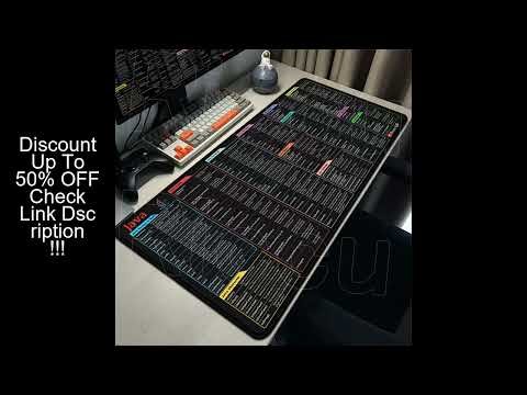 Java Programing Mice Pad Software Engineer Shortcuts Cheat Sheet Keyboard Deskmat 30x80cm Non-Slip R