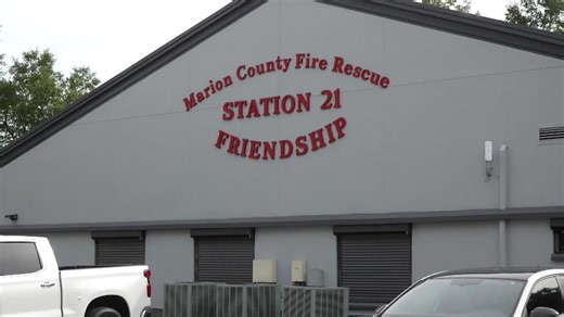 Marion County firefighters tackle two-structure fire in Ocklawaha