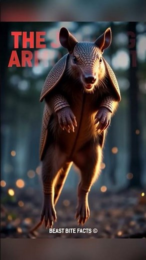 Nine-Banded Armadillo — The Jumping Armored Survivor 🛡🐾🔥