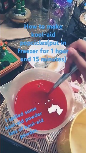 How to make kool-aid popcicels!