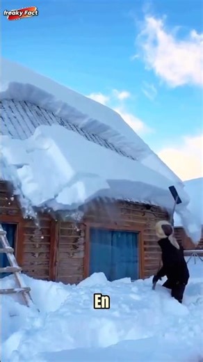 Why should you clean snow from the roof of your house?