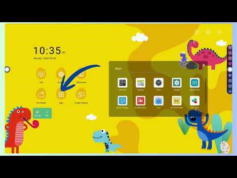 How to Record Sub Plan Videos on Your Newline Interactive Flat Panel | AZ Screen Recorder Tutorial