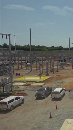 Substation Construction Time-Lapse #substation #construction #timelapse #criticalinfrastructure