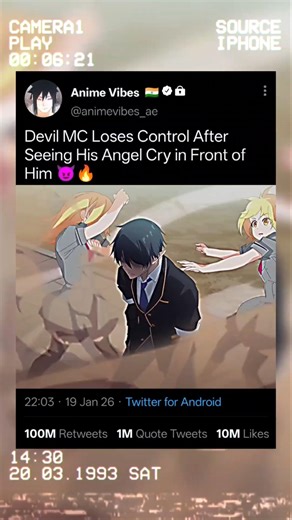 Devil MC Loses Control the Second His Angel Starts Crying💀🔥 #anime #animeedits #animemoments #shorts